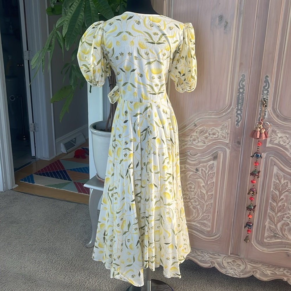 Monsoon and Beyond Lola Dress, Yellow Mangrove - Picture 7 of 12